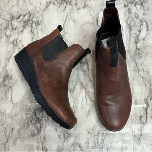 Cole Haan Nassau Bootie II Brown Leather Ankle Boots Waterproof Size 7 casual